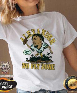 Awesome Youth Packers Jaire Alexander No Fly Zone V-neck