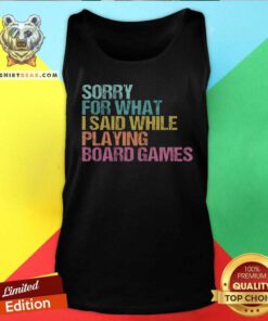 Funny Board Game Quote Board Gamer Tank-top