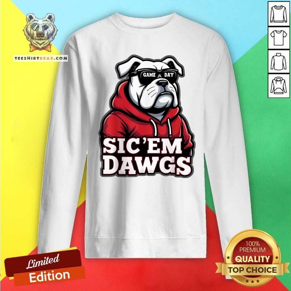 Funny Bulldogs Football Spirit Game Day Vintage Sweatshirt