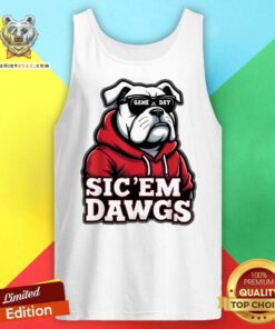 Funny Bulldogs Football Spirit Game Day Vintage Tank-top