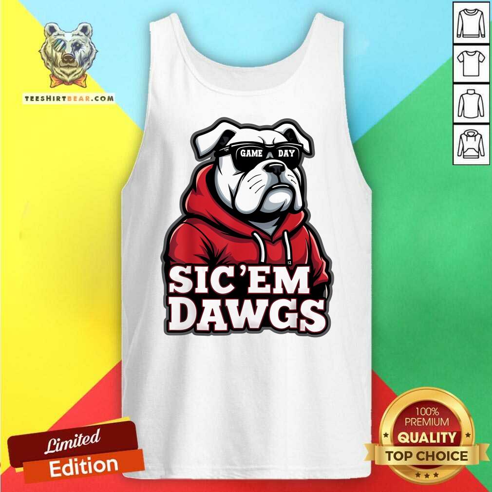 Funny Bulldogs Football Spirit Game Day Vintage Tank-top