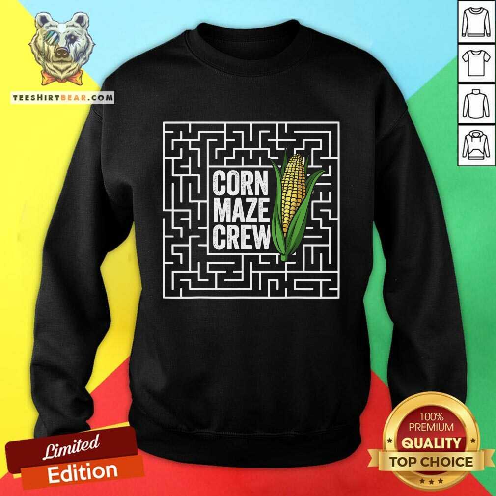 Funny Corn Maze Crew Corn Maze Halloween Corn Maze Sweatshirt