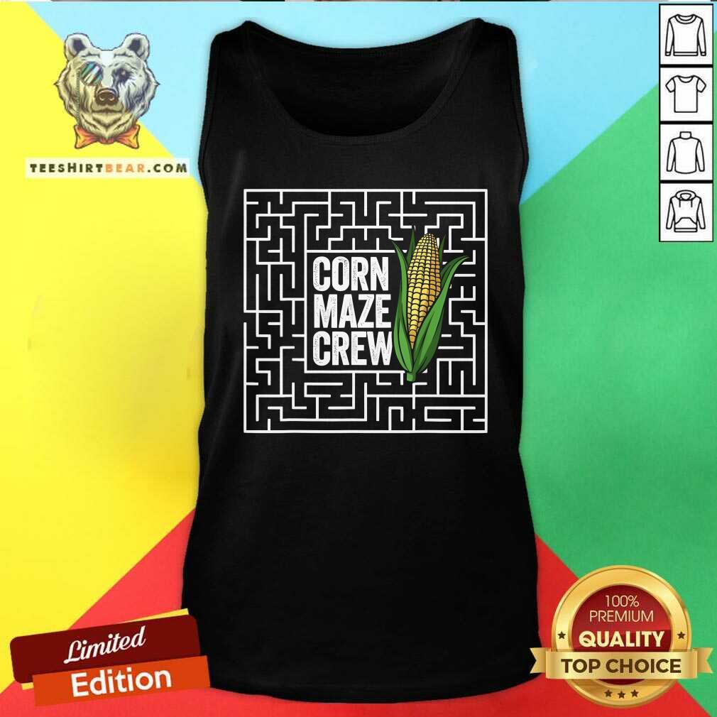 Funny Corn Maze Crew Corn Maze Halloween Corn Maze Tank-top
