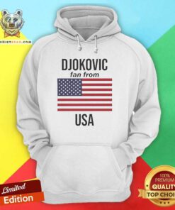 Funny Djokovic Fan From USA Novak Djokovic 2024 Paris Olympics Flag Hoodie