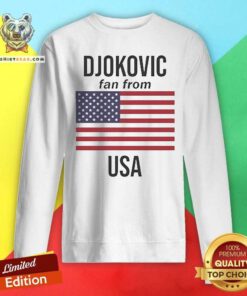 Funny Djokovic Fan From USA Novak Djokovic 2024 Paris Olympics Flag Sweatshirt