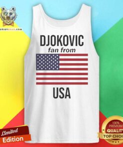 Funny Djokovic Fan From USA Novak Djokovic 2024 Paris Olympics Flag Tank-top