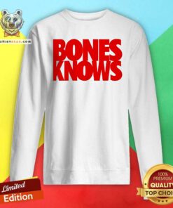 Funny Jon Jones Wearing Bones Knows Sweatshirt