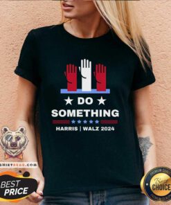 Funny Kamala Harris Do Something For The People V-neck