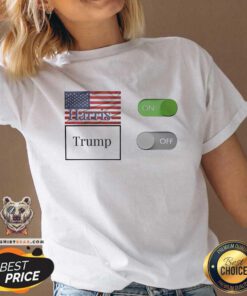 Funny Kamala Harris On Trump Off Political Election V-neck