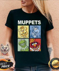 Funny Kermit The Frog Muppet V-neck