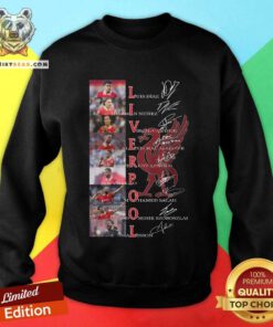 Funny Liverpool Football Club All Team Signatures Sweatshirt