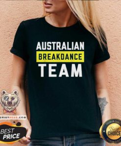 Good Australian Breakdancing Costume Team Break Dancer Matching V-neck