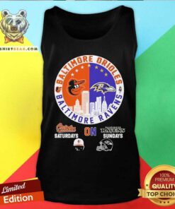 Good Baltimore Orioles X Baltimore Ravens Tank-top