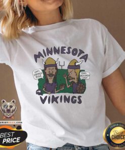 Good Beavis And Butt-Head X Minnesota Vikings Rule V-neck