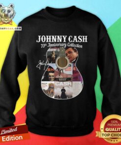 Good Johnny Cash 70th Anniversary Collection Signature Sweatshirt