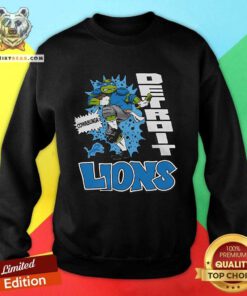 Good Leonardo X Detroit Lions Sweatshirt