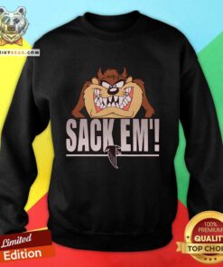 Good Looney Tunes Taz Sack Em' X Atlanta Falcons Sweatshirt