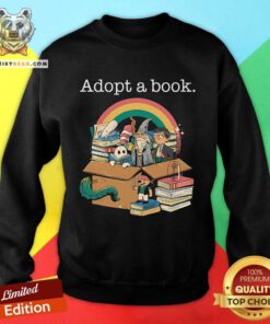 Hot Adopt A Book Sweatshirt
