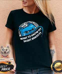 Hot Batman Want To Know My Secret Identity V-neck