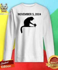 Hot Harris Walz November 5 2024 Cat Sweatshirt