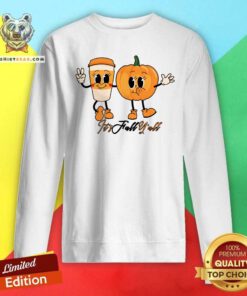Hot It's Fall Y'all Pumpkin Spice Latte Retro Sweatshirt