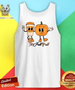 Hot It's Fall Y'all Pumpkin Spice Latte Retro Tank-top