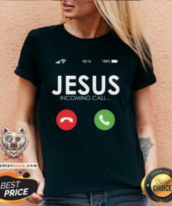 Hot Jesus Is Calling Christian V-neck