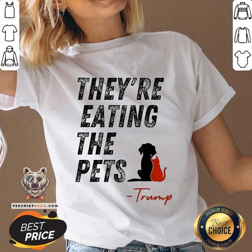 Hot They Are Eating The Pets Trump V-neck
