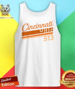 Hot Vintage Cincinnati Ohio 513 Tank-top