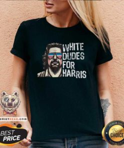 Hot White Dudes For Harris Kamala V-neck
