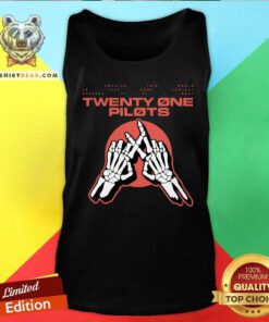Nice 2024 To Feel Some Control Twenty One Pilots Skeleton Hands Tank-top
