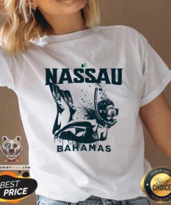 Nice Bahamas Souvenir Nassau Bahamas Snorkeling V-neck