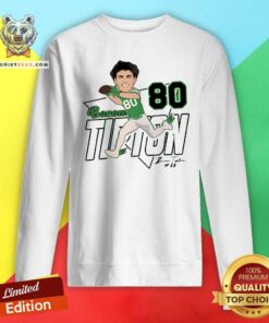 Nice Baron Tipton North Texas Mean Green Caricature Sweatshirt