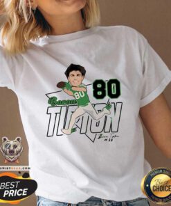 Nice Baron Tipton North Texas Mean Green Caricature V-neck