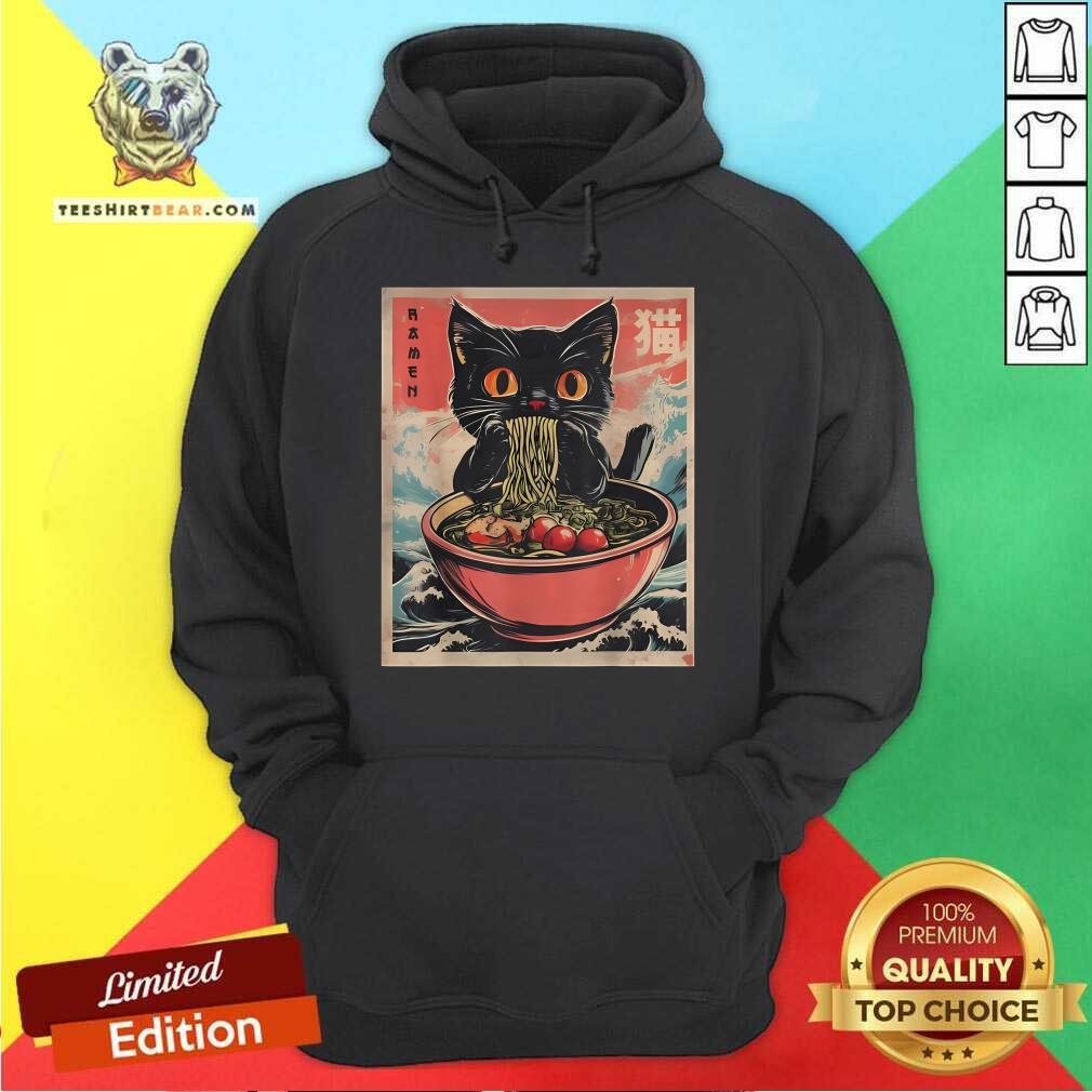 Nice Cat Ramen Japanese Kawaii Cat Anime Hoodie