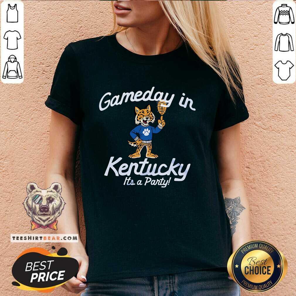 Nice Gameday In Kentucky It's A Party V-neck