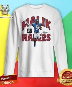Nice Giants Malik Nabers Signature Sweatshirt