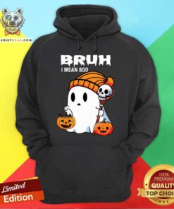 Nice Halloween Bruh Ghost Boo Skull Pumpkin Hoodie