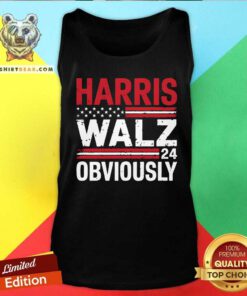 Nice Harris Walz Obviously 2024 Tank-top