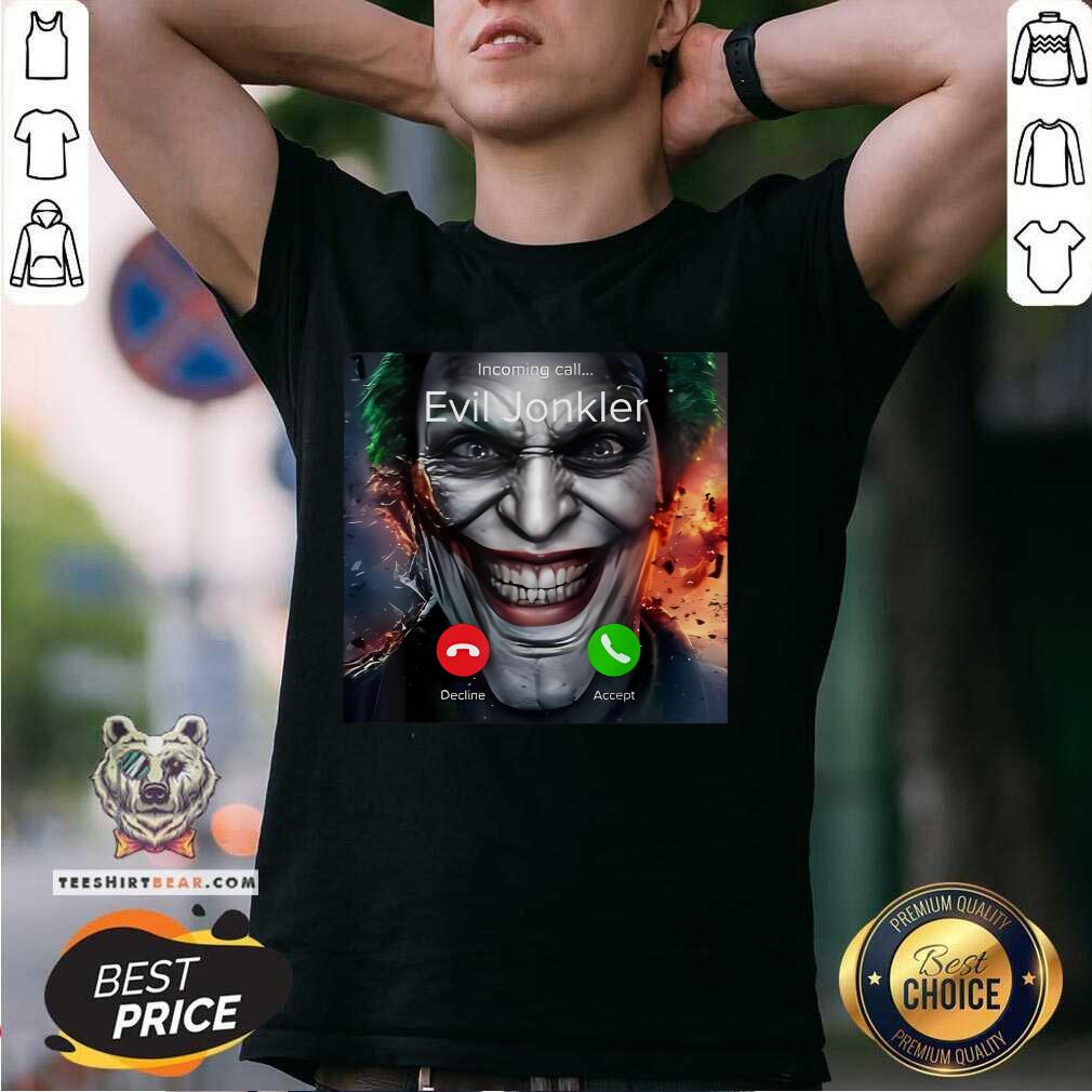 Nice Humor Horror Incoming Call From Evil Jonkler Halloween T-Shirt