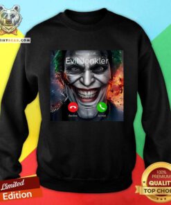 Nice Humor Horror Incoming Call From Evil Jonkler Halloween Sweatshirt