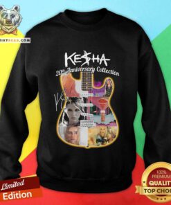 Nice Kesha 20th Anniversary Collection Signature Sweatshirt