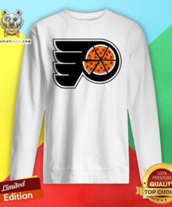 Nice Philadelphia Flyers Pizza Sweatshirt