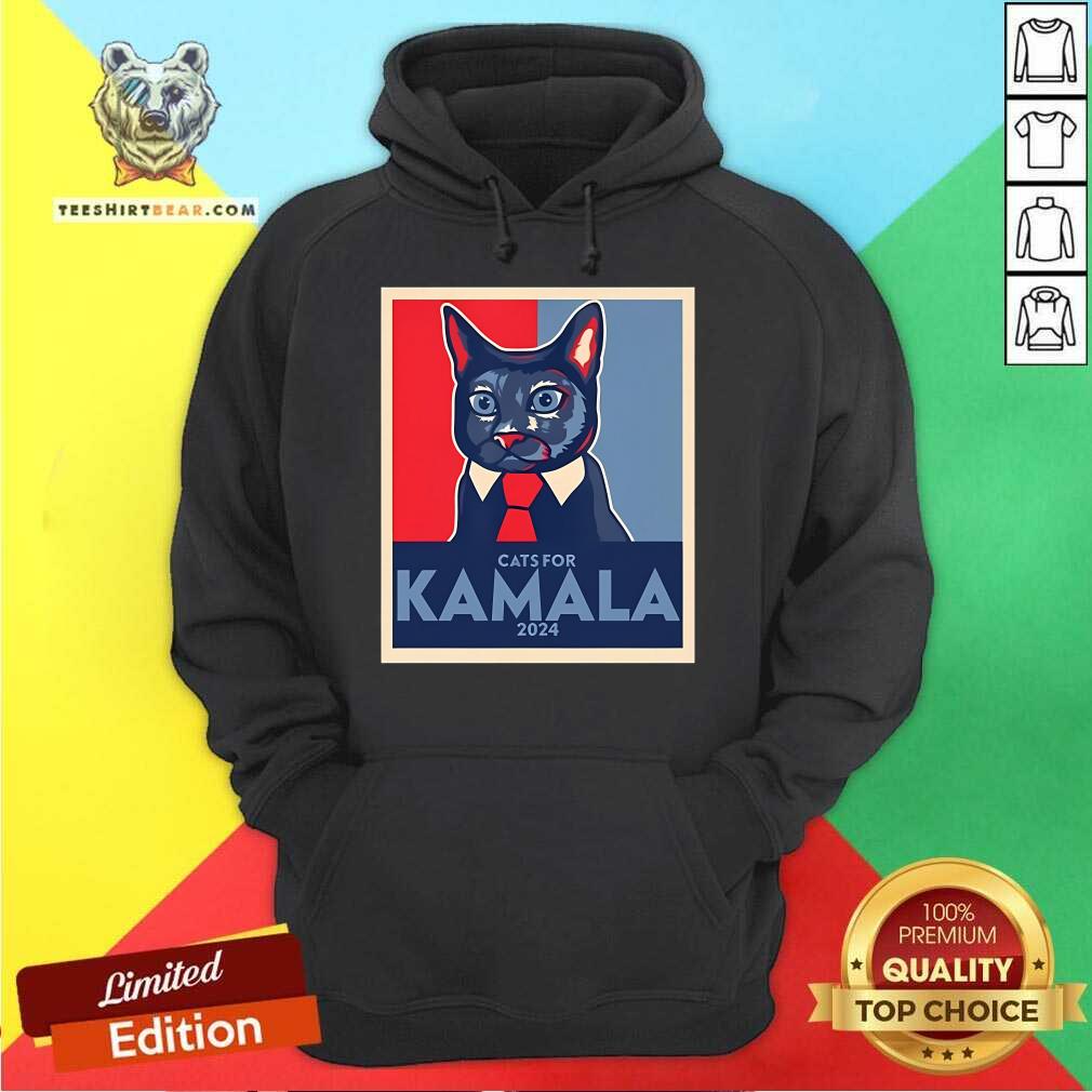 Official Anne Burrell Cat For Kamala Harris 2024 Retro Hoodie