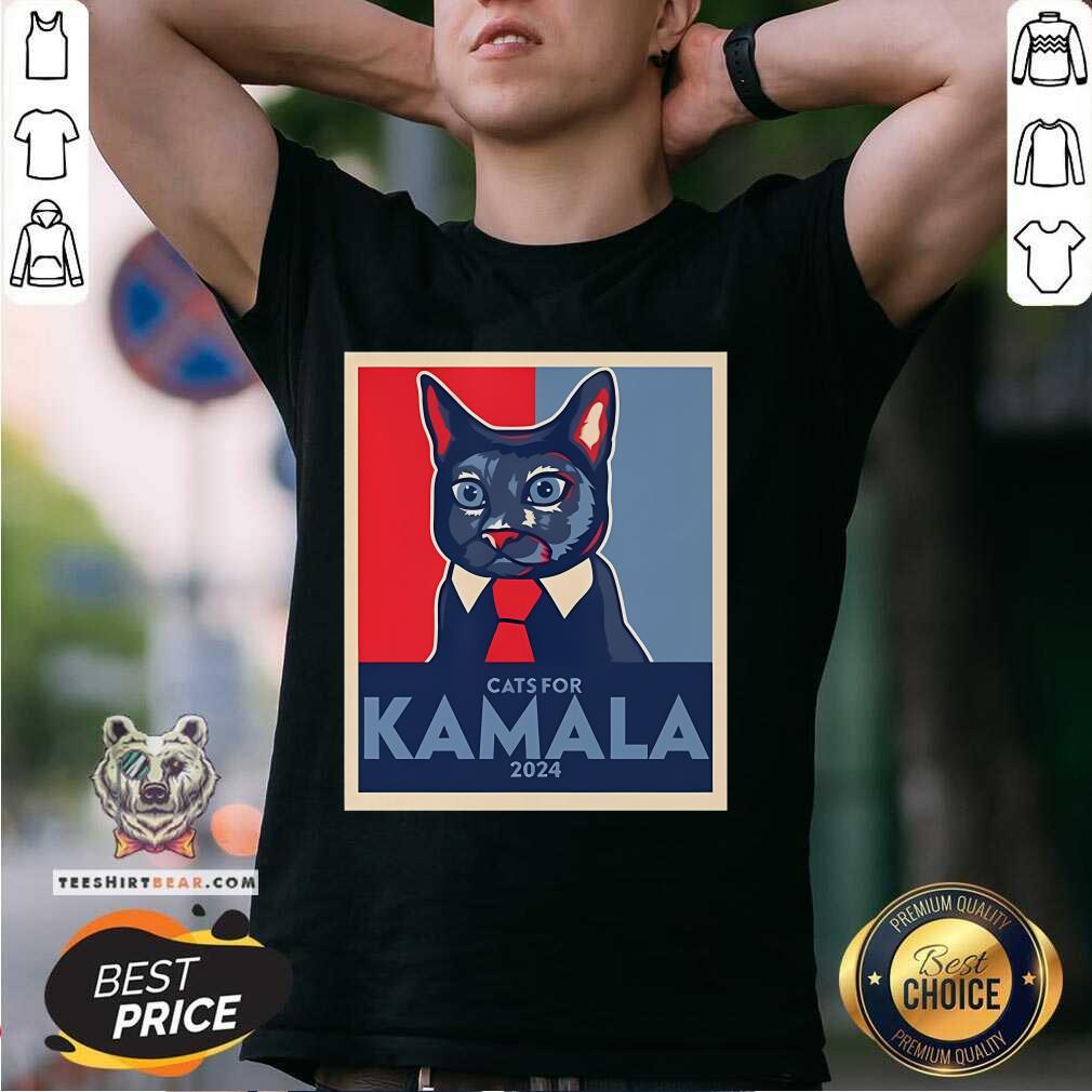 Official Anne Burrell Cat For Kamala Harris 2024 Retro T-Shirt