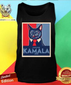 Official Anne Burrell Cat For Kamala Harris 2024 Retro Tank-top