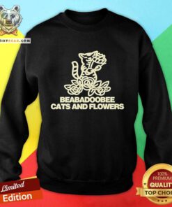 Official Beabadoobee Tour Cats And Flowers Sweatshirt