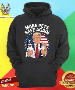 Official Cats And Dogs 2024 Debate Make Pets Safe Again Hoodie