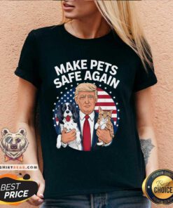 Official Cats And Dogs 2024 Debate Make Pets Safe Again V-neck
