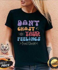 Official Halloween Don't Ghost Your Feelings V-neck
